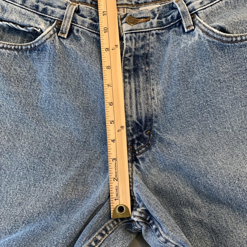 Eddie Bauer Original Denim Jeans Mens 33x30 Blue Straight Mid Rise Denim Pants - Picture 6 of 12